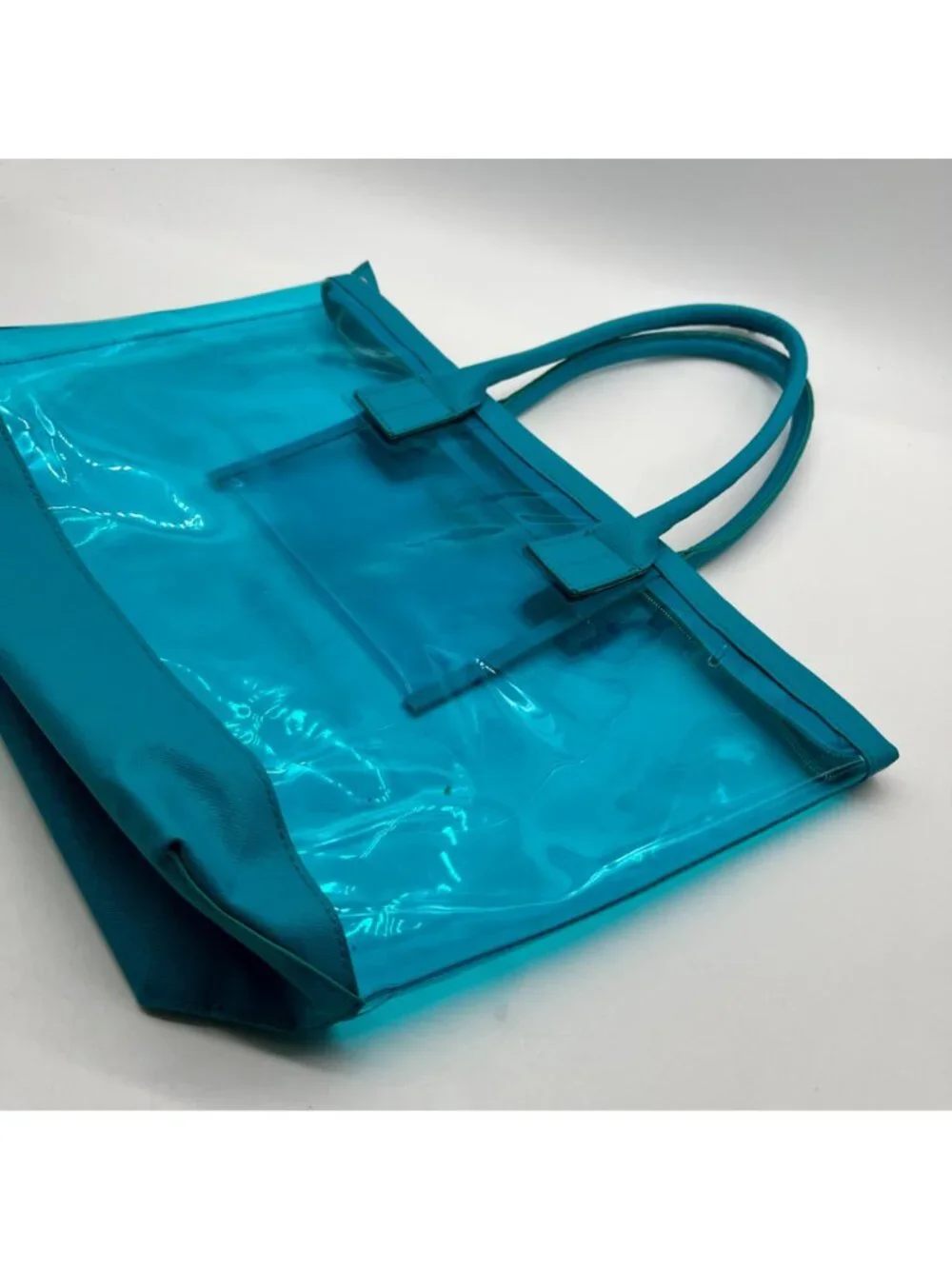 Neiman Marcus Blue Synthetic Tote Bag